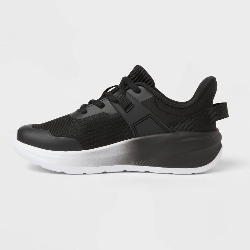 slide 2 of 4, Kids' Ira Lace-Up Machine Washable Performance Sneakers - All In Motion™ Black 5, 1 ct
