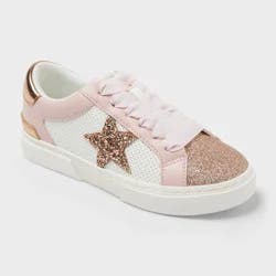 Kids' Kaitlyn Court Sneakers - art class™ Pink 13: Lace Up, Non Marking Sole, Low Top, Round Toe