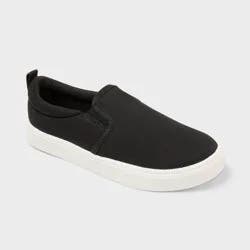 Kids' Hollis Slip-On Sneakers - Cat & Jack™ Black 13