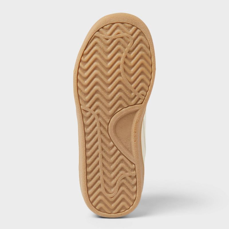 slide 4 of 4, Girls' Boston Lace Up Court Sneakers - Cat & Jack™ Beige 13, 1 ct