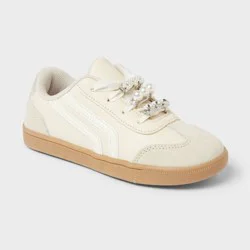 Kids' Boston Court Sneakers - Cat & Jack™ Beige 13