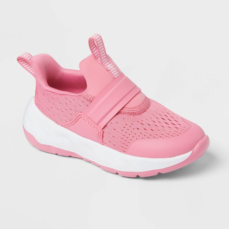 slide 1 of 4, Toddler Dannie Slip-On Performance Sneakers - All In Motion™ Pink 6T, 1 ct