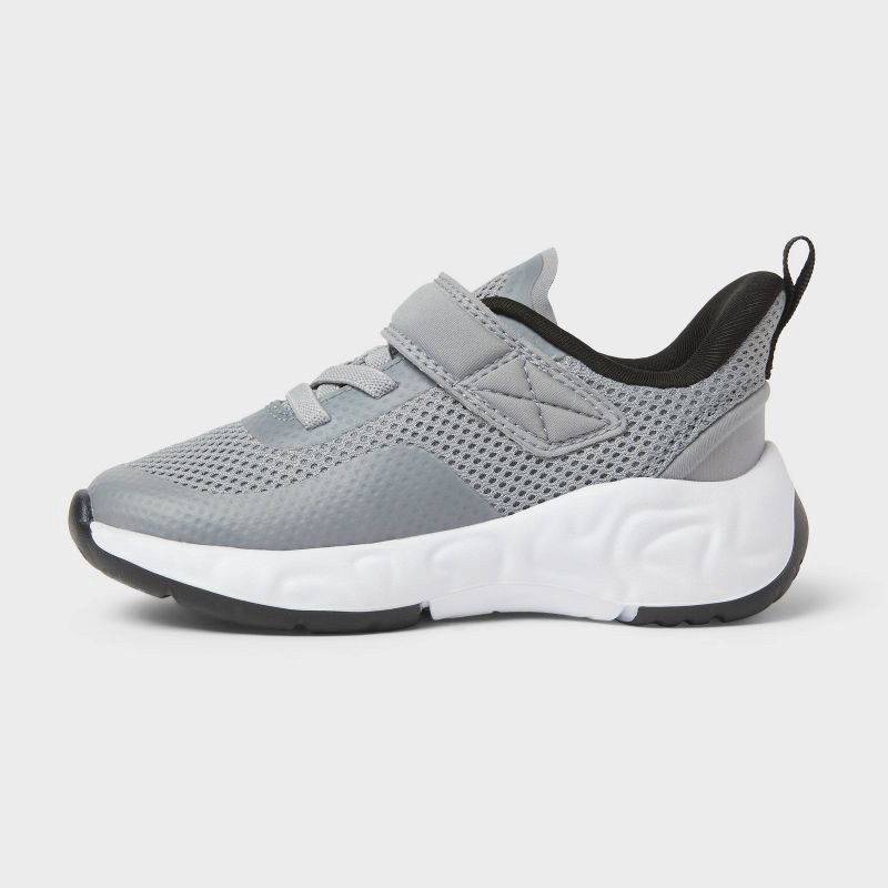 slide 2 of 4, Toddler Peyton Hook and Loop Closure Performance Sneakers - All In Motion™ Dark Gray 8T, 1 ct