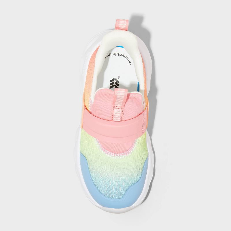 slide 3 of 4, Toddler Dannie Slip-On Machine Washable Performance Sneakers Sneakers - All In Motion™ Multi 6T, 1 ct