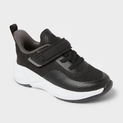 Toddler Peyton Hook and Loop Closure Performance Sneakers - All In Motion™ Light Black 12T
