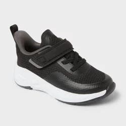 Toddler Peyton Hook and Loop Closure Performance Sneakers - All In Motion™ Light Black 12T