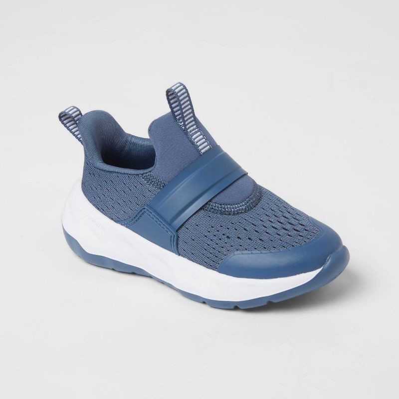 slide 1 of 4, Toddler Dannie Slip-On Performance Sneakers - All In Motion™ Navy Blue 7T, 1 ct
