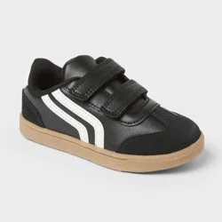 Toddler Dakota Retro Hook and Loop Closure Court Sneakers - Cat & Jack™ Black 6T