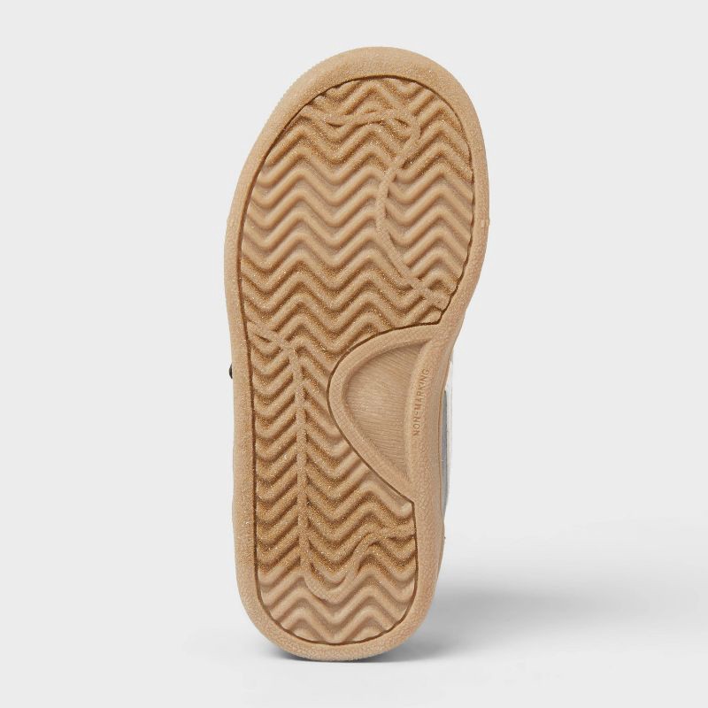 slide 4 of 4, Toddler Dakota Retro Hook and Loop Closure Court Sneakers - Cat & Jack™ Black 7T, 1 ct