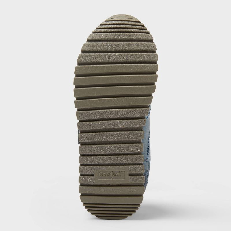 slide 4 of 4, Toddler Boys' Samson Retro Hook and Loop Closure Sneakers - Cat & Jack™ Navy Blue 10T, 1 ct
