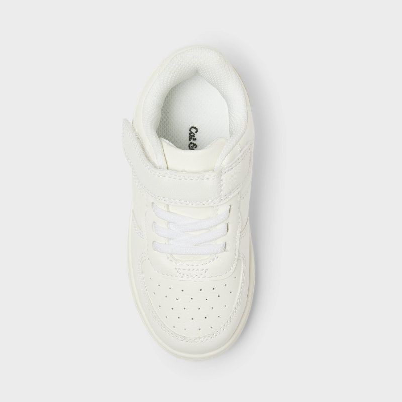 slide 3 of 9, Toddler Jaid Court Sneakers - Cat & Jack™ White 9T, 1 ct