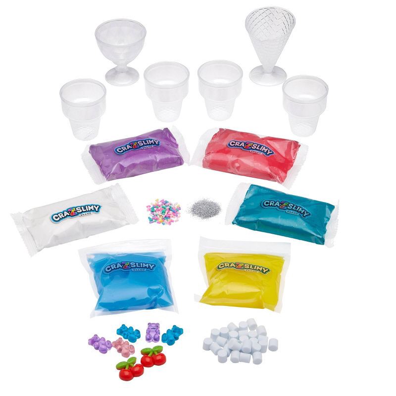 slide 4 of 7, Cra-Z-Slimy Ice Cream Party Slimy Set, 1 ct