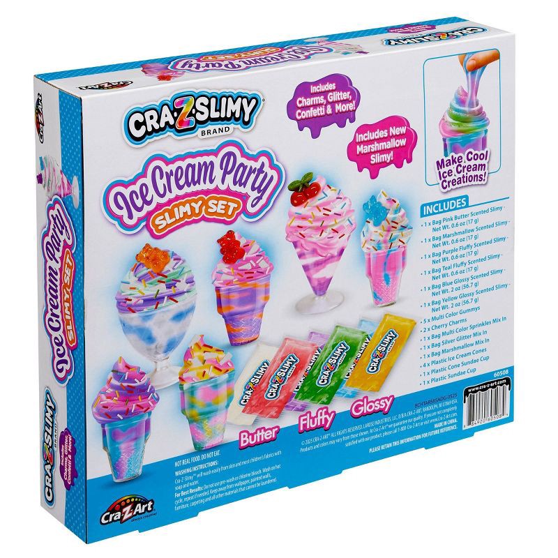 slide 7 of 7, Cra-Z-Slimy Ice Cream Party Slimy Set, 1 ct