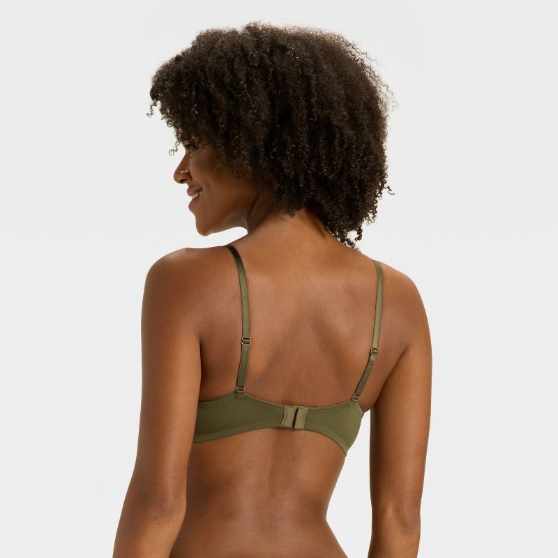 slide 2 of 5, Women's Lightly Lined Demi T-Shirt Bra - Auden™ Peat Moss 38B, 1 ct