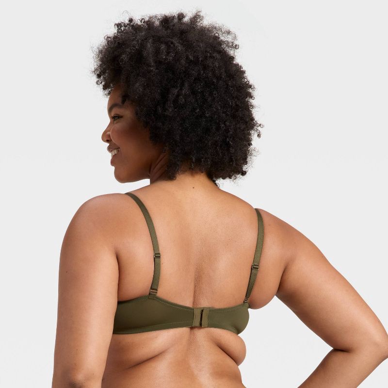 slide 5 of 5, Women's Lightly Lined Demi T-Shirt Bra - Auden™ Peat Moss 38B, 1 ct