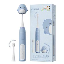 ORDO Sonic Kids Rechargeable Toothbrush - Squishmallows Samir - Blue