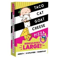 Dolphin Hat Games Taco Cat Goat Cheese Pizza Ridiculously Large: 2-8 Players Card Game, Creative Thinking Fun