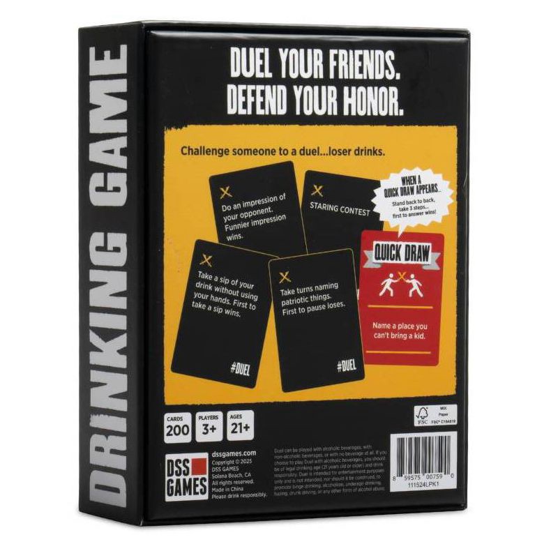 slide 2 of 8, DSS Games Duel: A Drinking Game, 1 ct