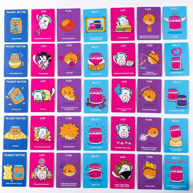 slide 3 of 7, Dolphin Hat Games Jelly Fish Toast and Jam Card Game, 1 ct