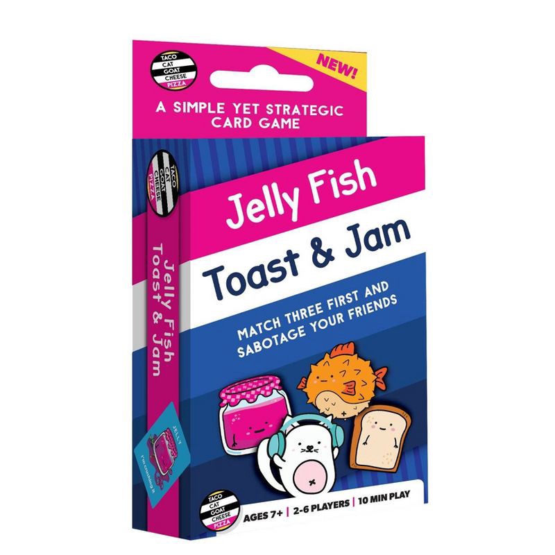 slide 1 of 7, Dolphin Hat Games Jelly Fish Toast and Jam Card Game, 1 ct