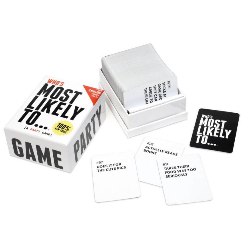 slide 5 of 7, DSS Games Who's Most Likely To Card Game: 100% New Cards, 1 ct