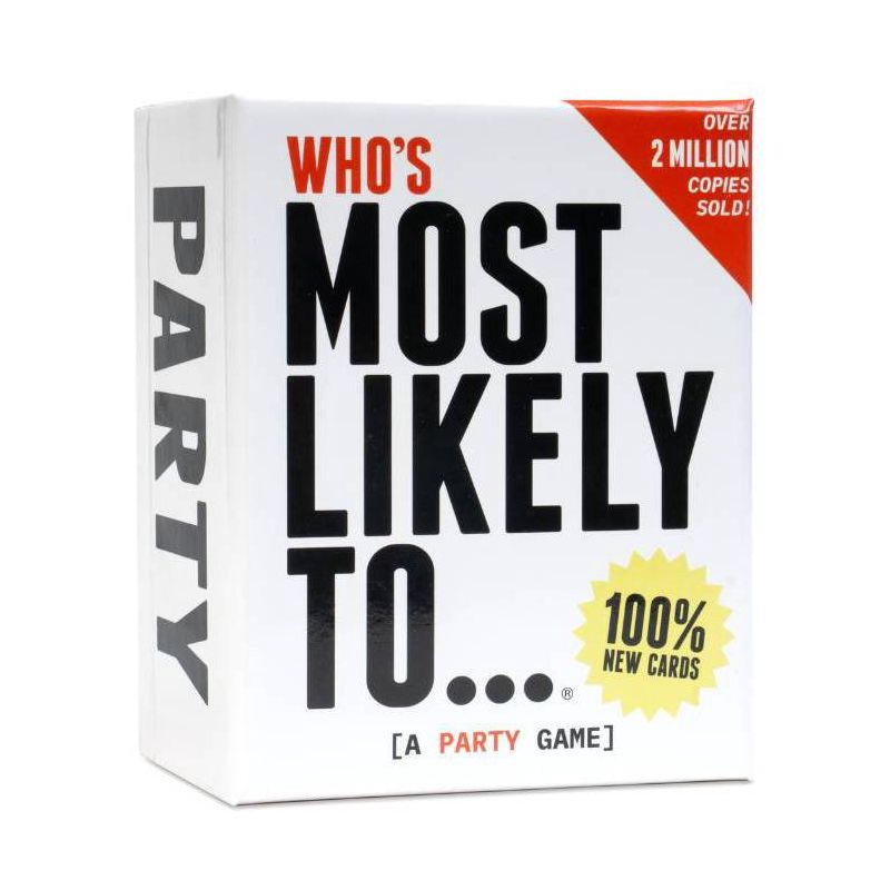 slide 1 of 7, DSS Games Who's Most Likely To Card Game: 100% New Cards, 1 ct