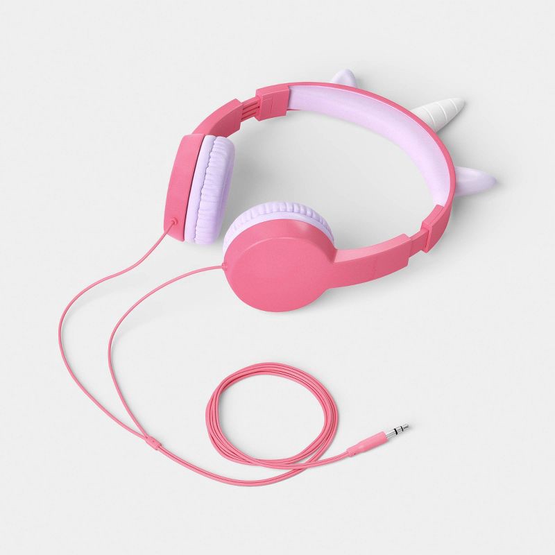 slide 3 of 4, Kids' Wired Headphones Unicorn - heyday™, 1 ct