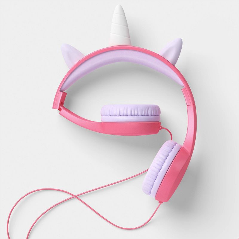 slide 4 of 4, Kids' Wired Headphones Unicorn - heyday™, 1 ct