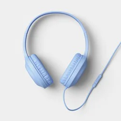 Wired On-Ear Headphones With Microphone - heyday™ Perl Blue