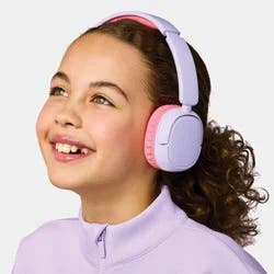 Kids' Wireless Headphones Galactic Lilac/Bubblegum Pink - heyday™