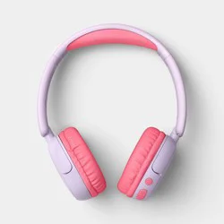 Kids' Wireless Headphones Galactic Lilac/Bubblegum Pink - heyday™