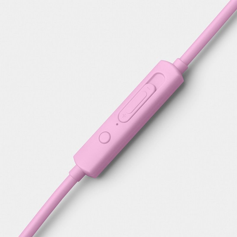 slide 4 of 4, Wired Banded Over Ear Headphones with Microphone in Bright Lilac - heyday™, 1 ct