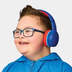 Kids' Wireless Active Noise Cancelling Headphones Indigo/Crimson - heyday™