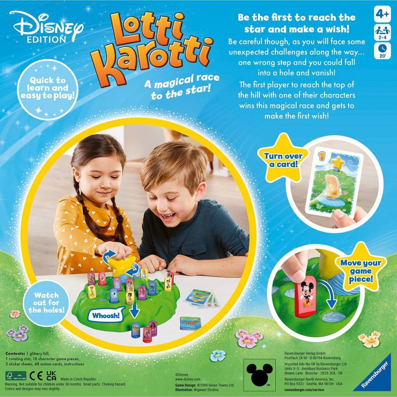 slide 3 of 4, Ravensburger Disney Lotti Karotti Board Game: Creative Thinking, Includes Cards & Game Pieces, 2-4 Players, 20 Min Play, 1 ct
