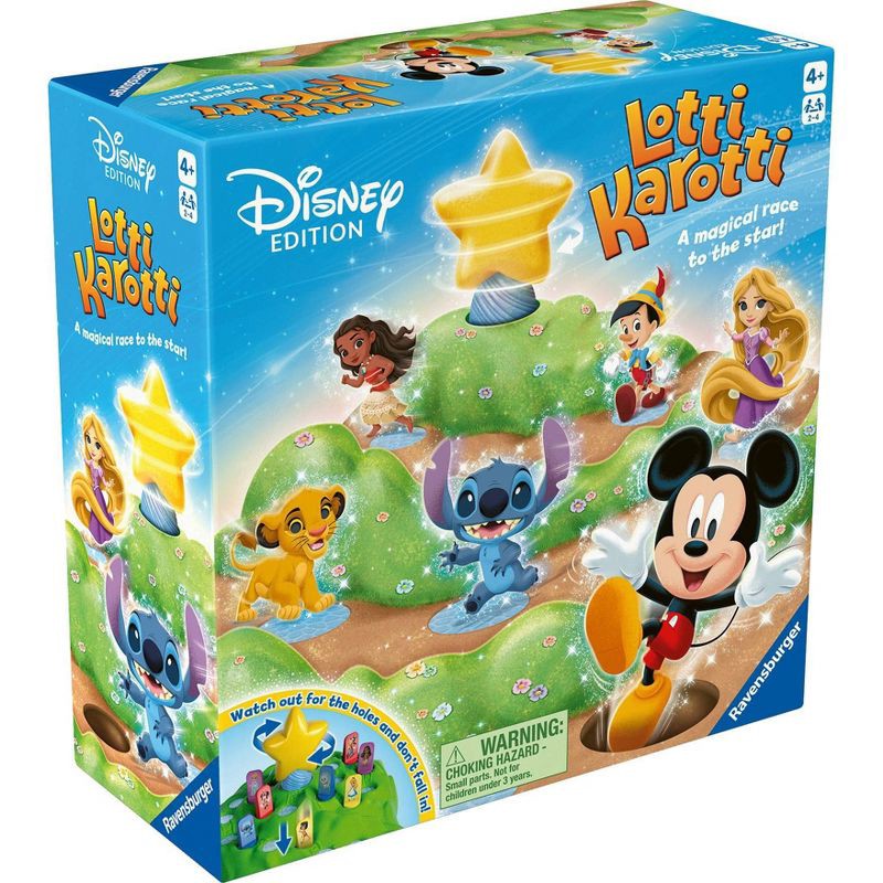 slide 4 of 4, Ravensburger Disney Lotti Karotti Board Game: Creative Thinking, Includes Cards & Game Pieces, 2-4 Players, 20 Min Play, 1 ct
