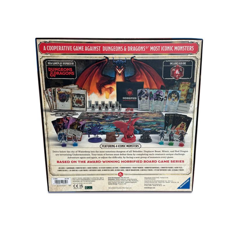 slide 4 of 12, Ravensburger Horrified: Dungeons & Dragons Cooperative Strategy Board Game, 1 ct