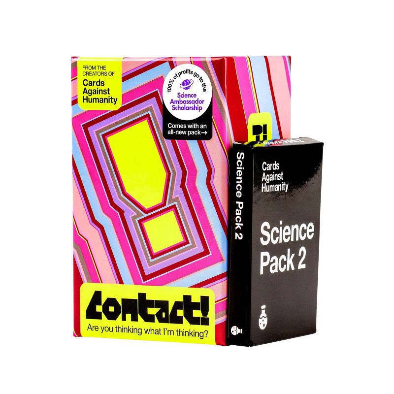 slide 4 of 6, Contact by Cards Against Humanity: Social Skills Party Game for 3+ Players, Includes Cards, 30+ Minutes Playtime, 1 ct