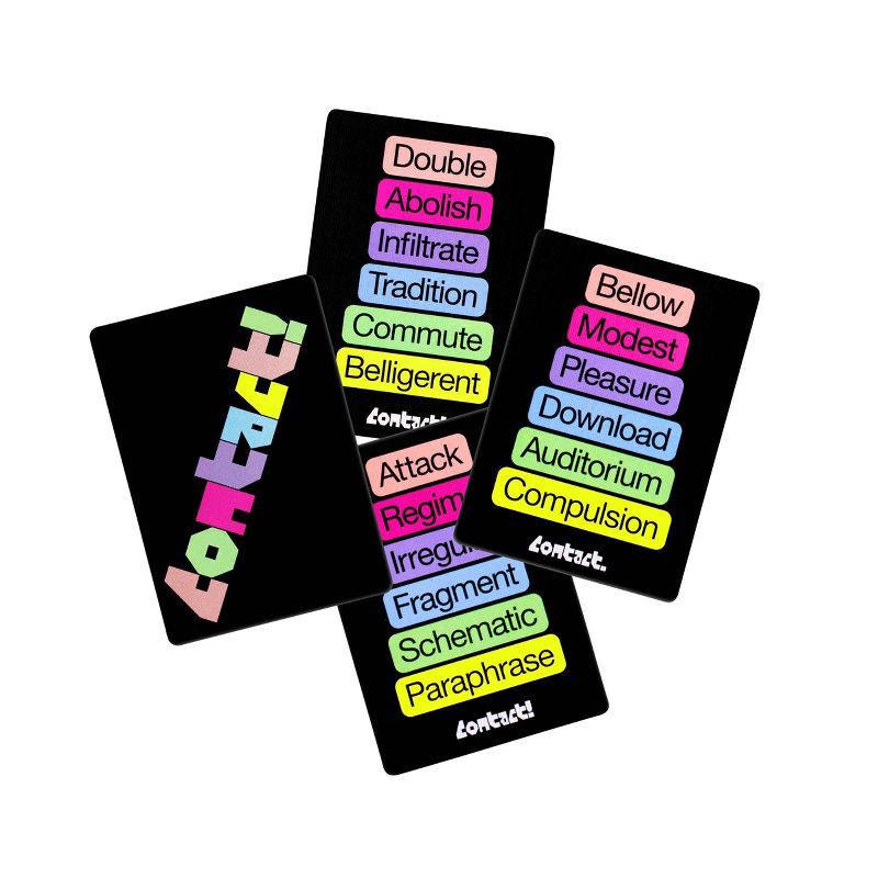slide 5 of 6, Contact by Cards Against Humanity: Social Skills Party Game for 3+ Players, Includes Cards, 30+ Minutes Playtime, 1 ct