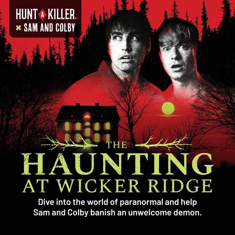slide 3 of 8, Hunt A Killer x Sam and Colby: The Haunting at Wicker Ridge Board Game, 1 ct