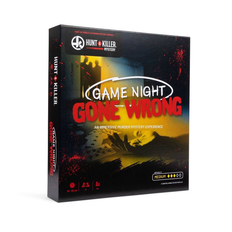 slide 1 of 8, Hunt A Killer Game Night Gone Wrong Board Game, 1 ct