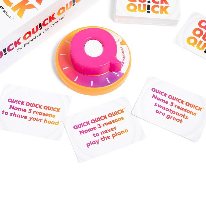 slide 2 of 7, Quick Quick Quick by What Do You Meme? Card Game, 1 ct