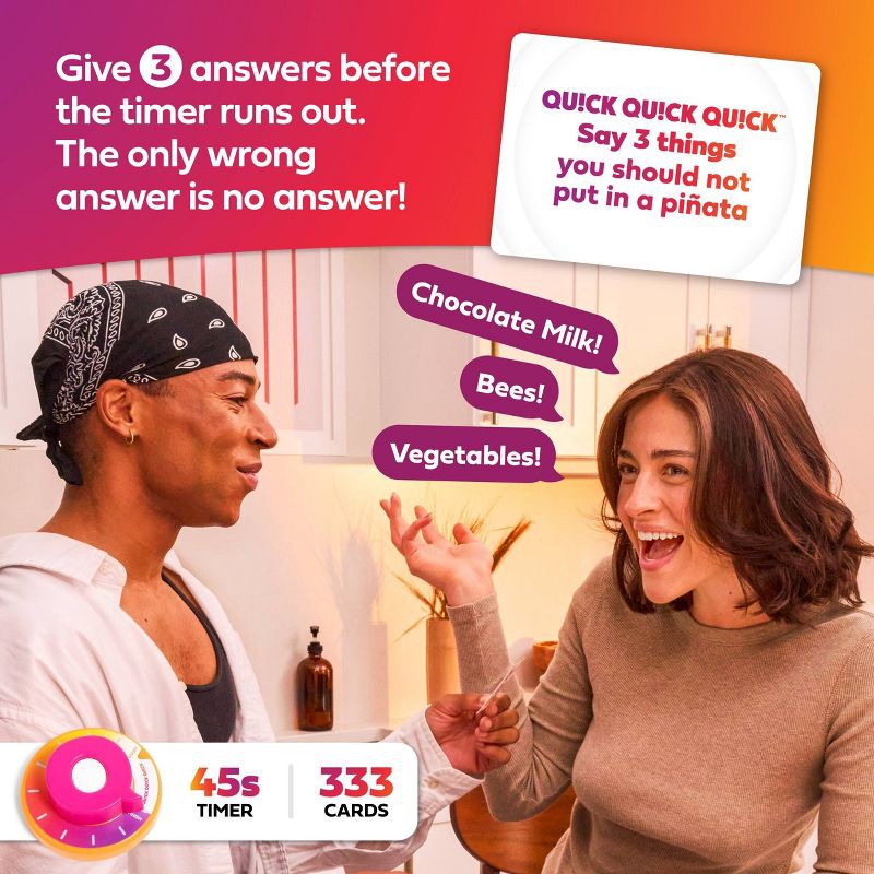 slide 5 of 7, Quick Quick Quick by What Do You Meme? Card Game, 1 ct