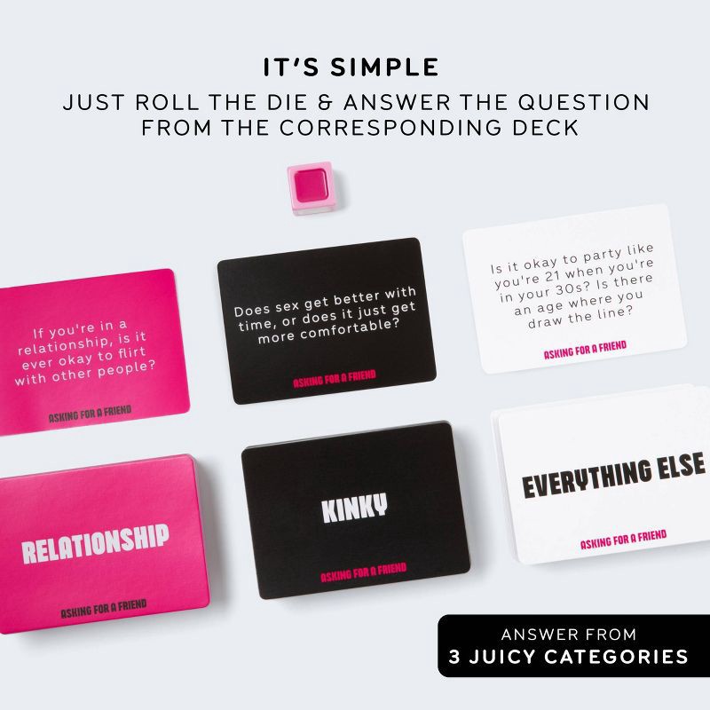 slide 4 of 7, Asking For A Friend by What Do You Meme? Card Game, 1 ct