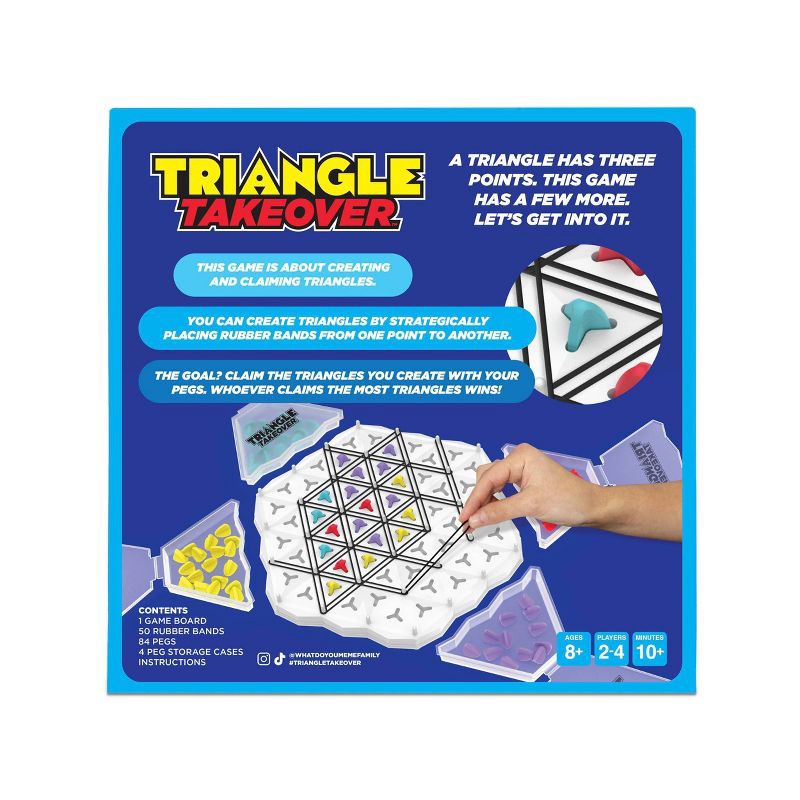 slide 9 of 9, Triangle Takeover by What Do You Meme?: Creative Thinking Board Game for 2+ Players - Includes Tray, Tokens & More, 1 ct