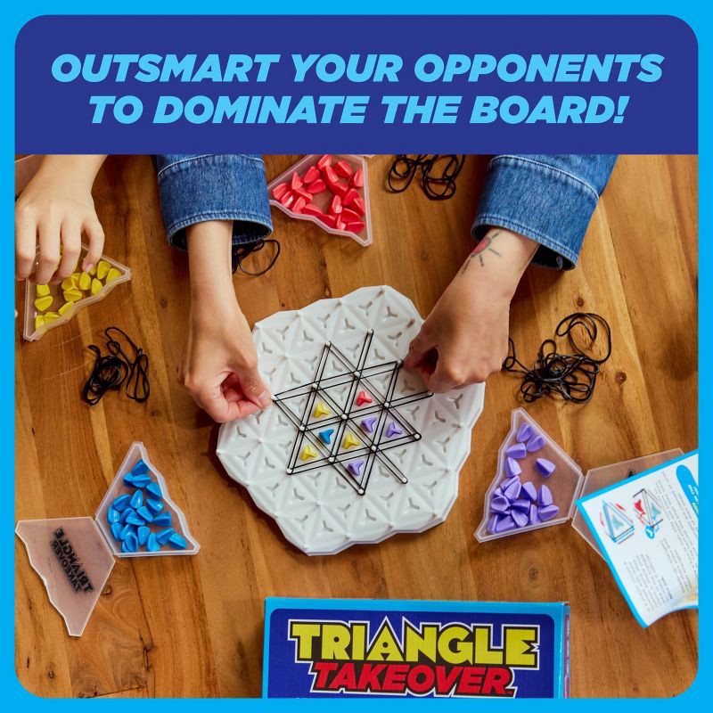 slide 7 of 9, Triangle Takeover by What Do You Meme?: Creative Thinking Board Game for 2+ Players - Includes Tray, Tokens & More, 1 ct
