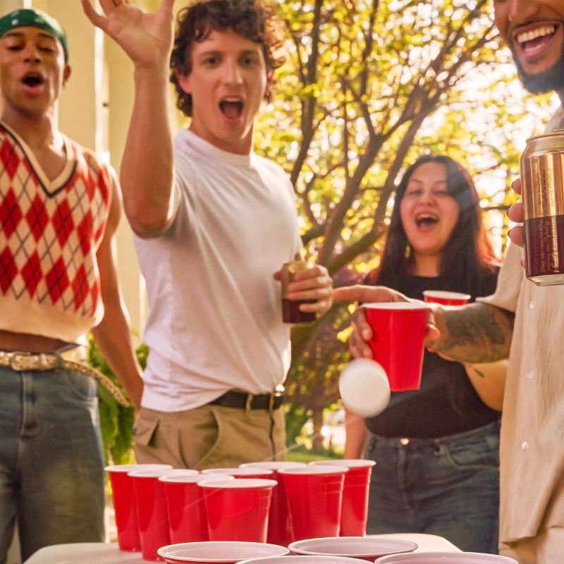 slide 6 of 6, Buzzed Party Pong Pack by What Do You Meme?: Creative Thinking Game with Cards, Cups & Balls for 2+ Players, 1 ct