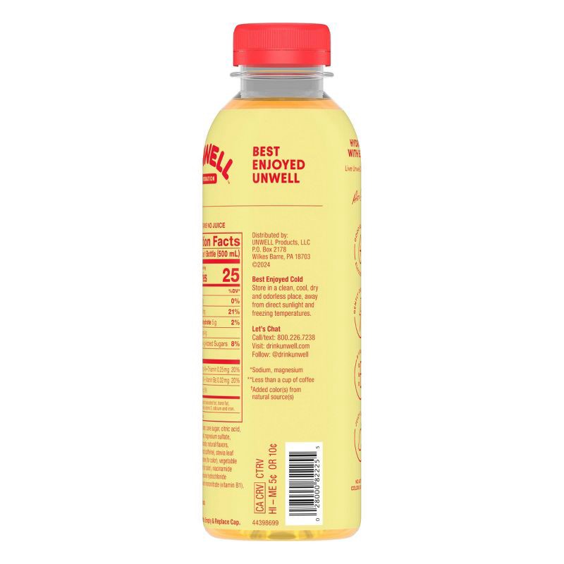 slide 7 of 8, Unwell Mango Citrus Hydration Electrolyte Drink - 16.9 fl oz Bottle, 16.9 fl oz