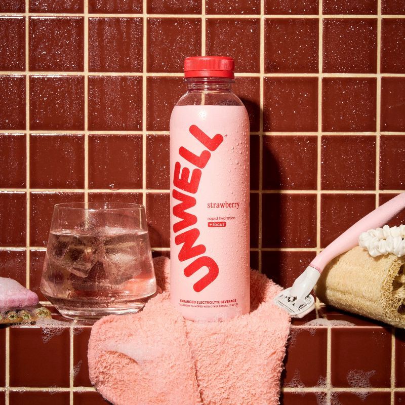 slide 3 of 7, Unwell Strawberry Hydration Electrolyte Drink for Rapid Hydration + Focus - 16.9 fl oz Bottle, 16.9 fl oz