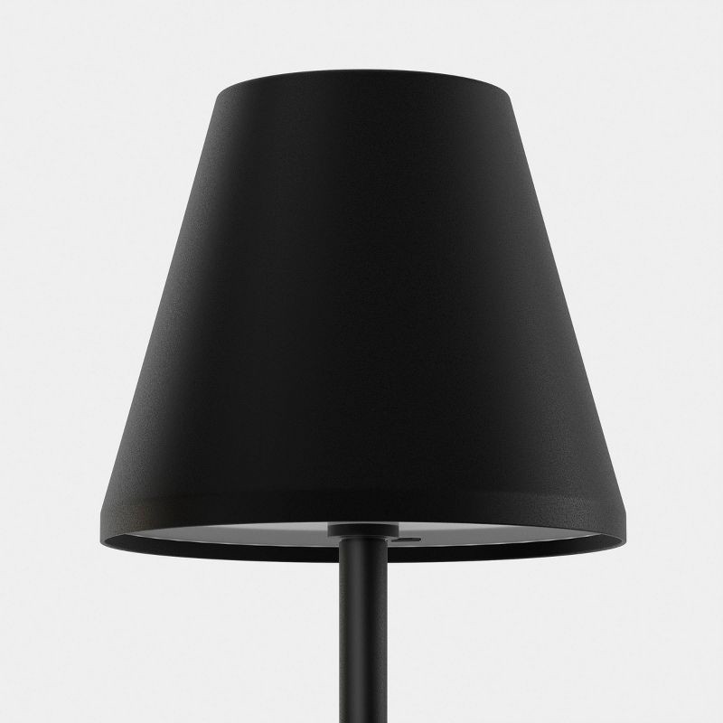 slide 3 of 3, Portable Floor Lamp Black (Includes LED Light Bulb) - Room Essentials™, 1 ct