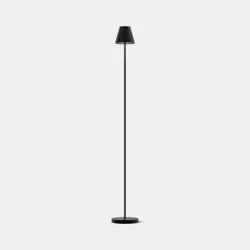 Portable Floor Lamp Black (Includes LED Light Bulb) - Room Essentials™